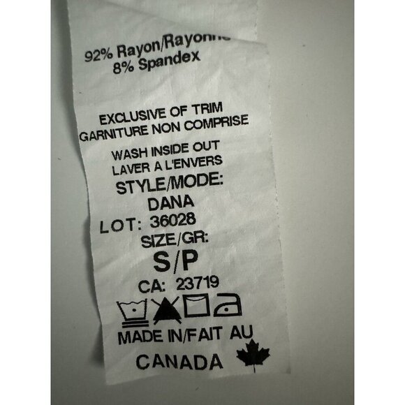 Colori White And Pink Stripped 3/4 Sleeves Top Size Small - Picture 6 of 12